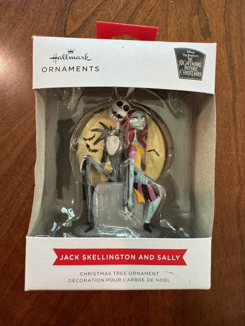 Hallmark Ornament The Nightmare Before Christmas Jack Skellington and Sally NIB*